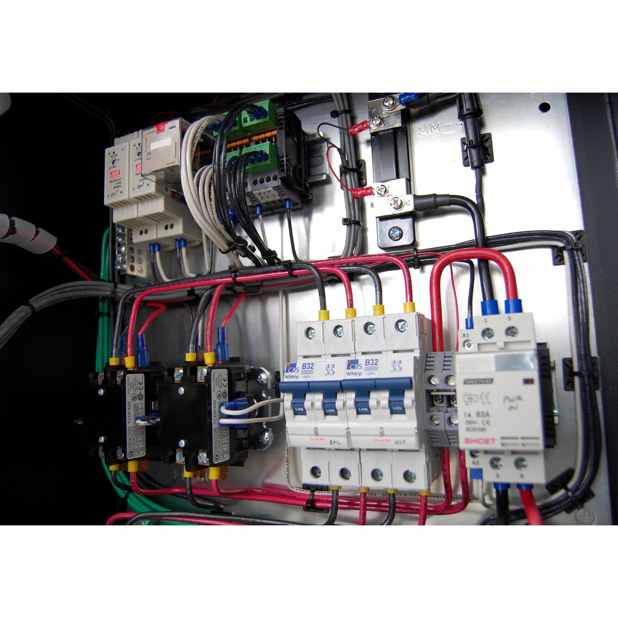 50A Electric Brewery Control Panel for back to back batches (Pre-Assembled)