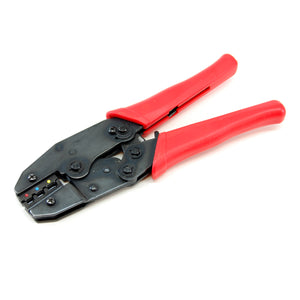 Double ratcheting wire crimper