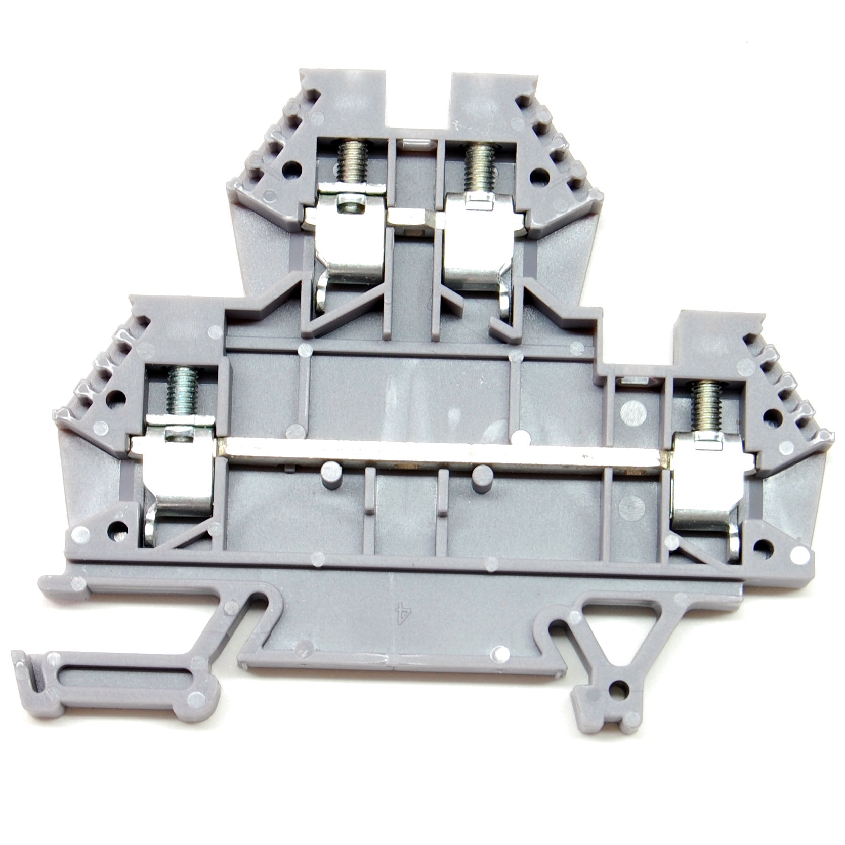 30A terminal block, 2 level, DIN rail mount