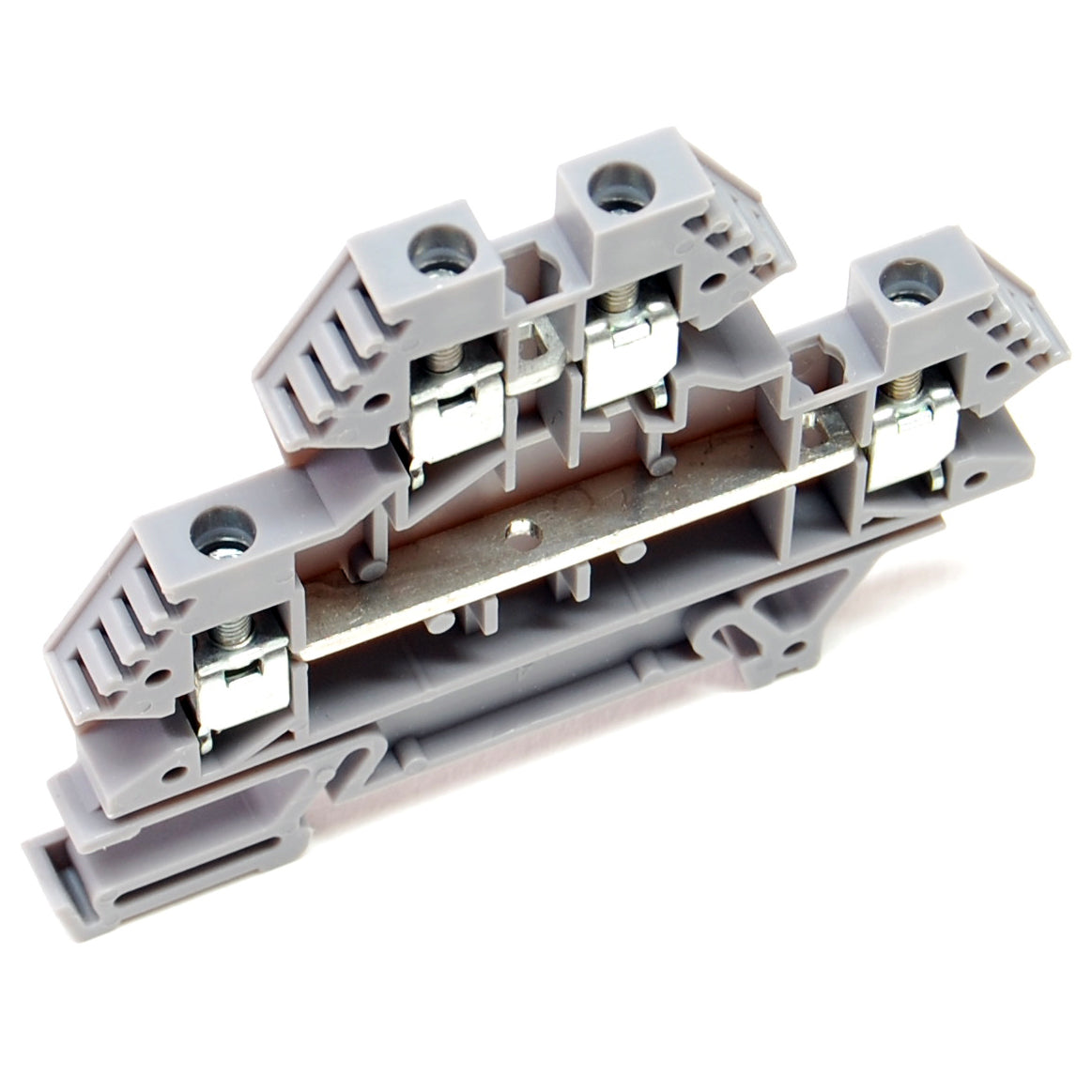 30A terminal block, 2 level, DIN rail mount
