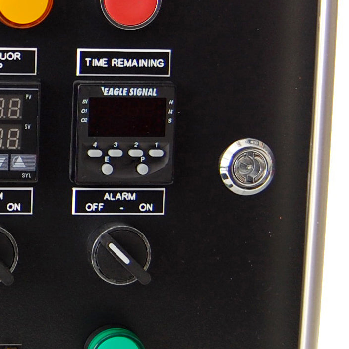 Replacement control panel enclosure key