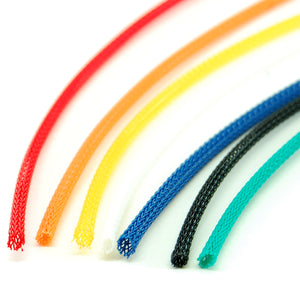 1/8" expandable braided sleeving (Sold by the foot)