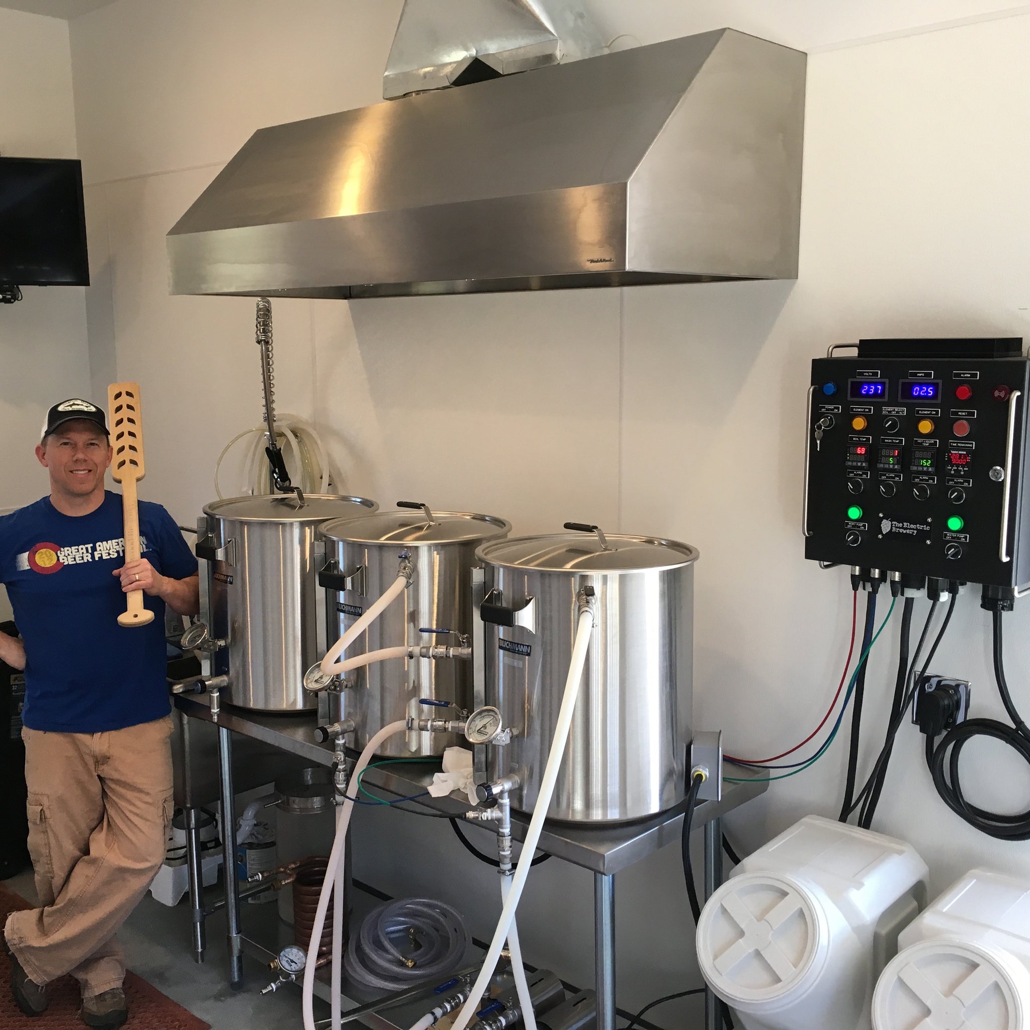 Standard 30A Electric Brewery Control Panel (Pre-Assembled)