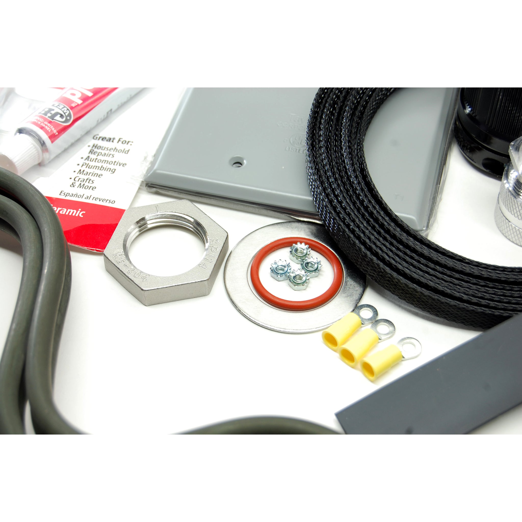 Electric Brewery heating element assembly (DIY Kit, optional Tri-Clamp)