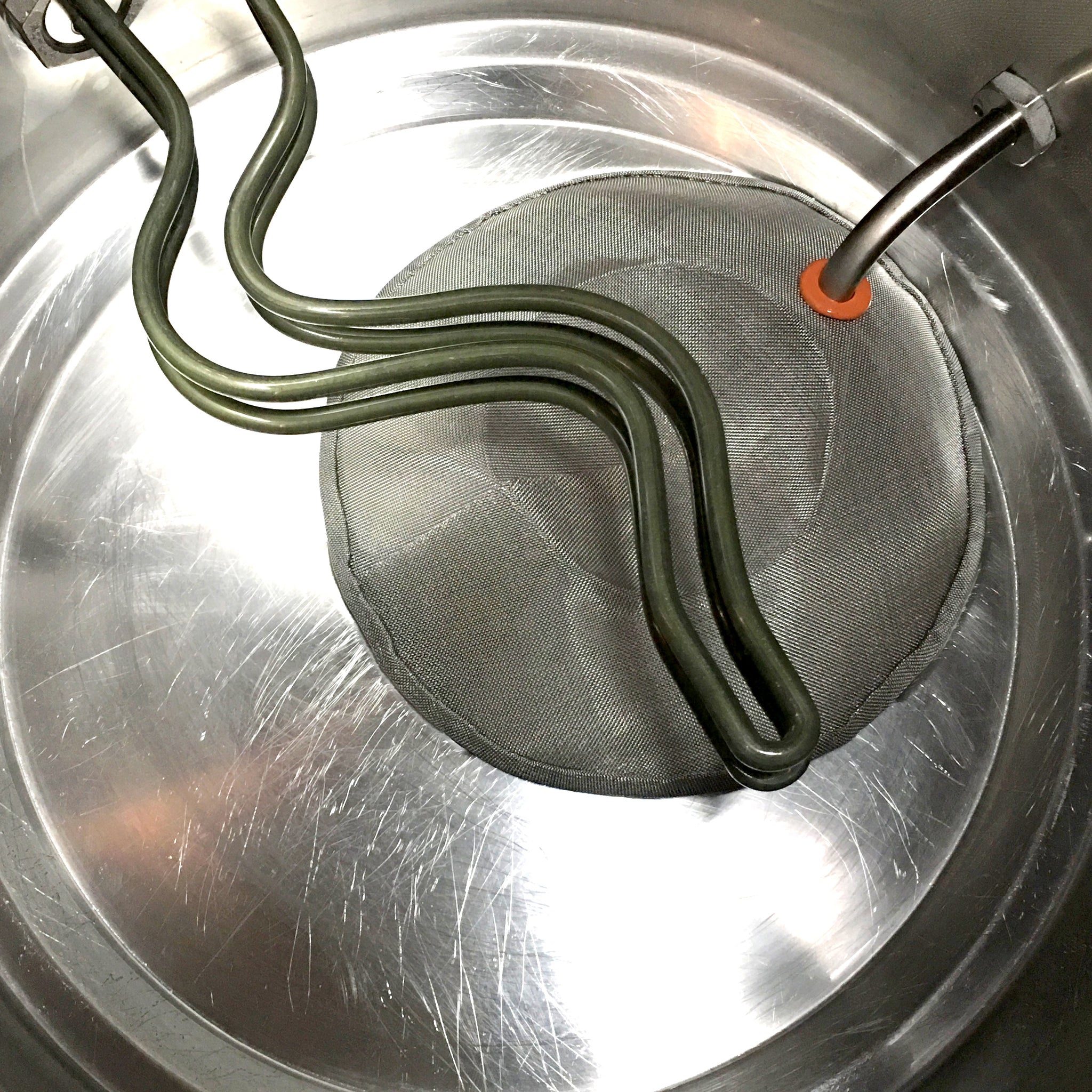 Hop Stopper 2.0 with 1/2" OD custom dip tube (for converted Sanke kegs/keggles)