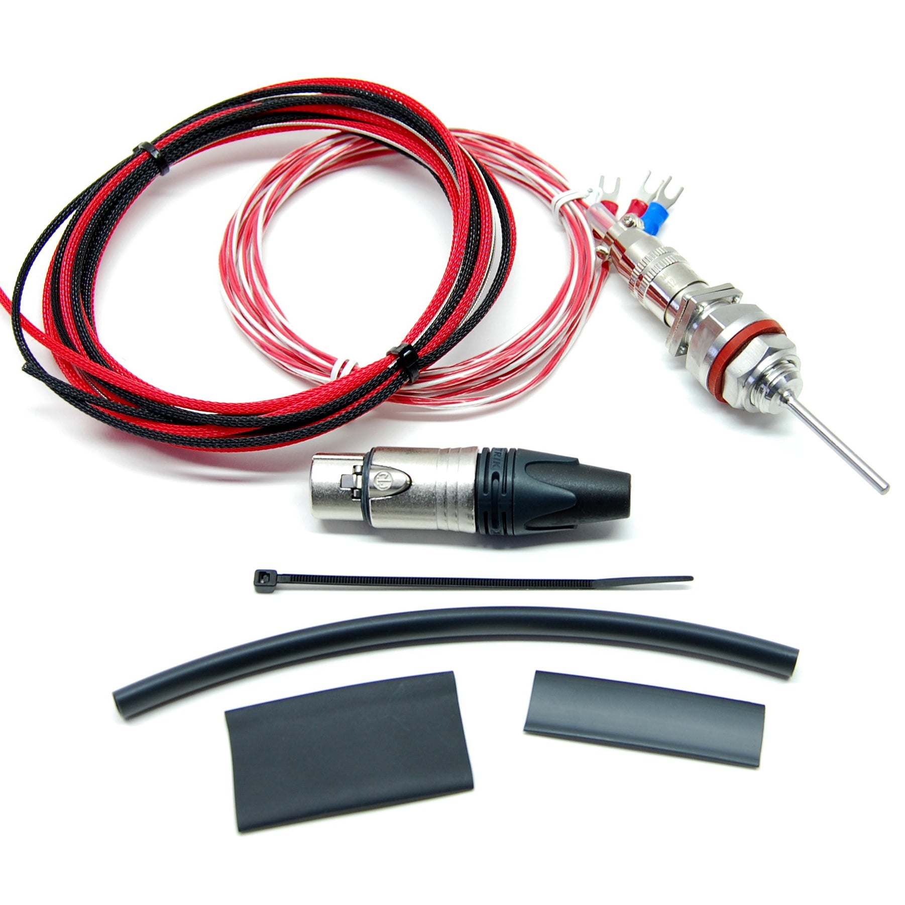 Electric Brewery temperature probe, M14x1.5 Metric, 2" probe length (DIY Kit)