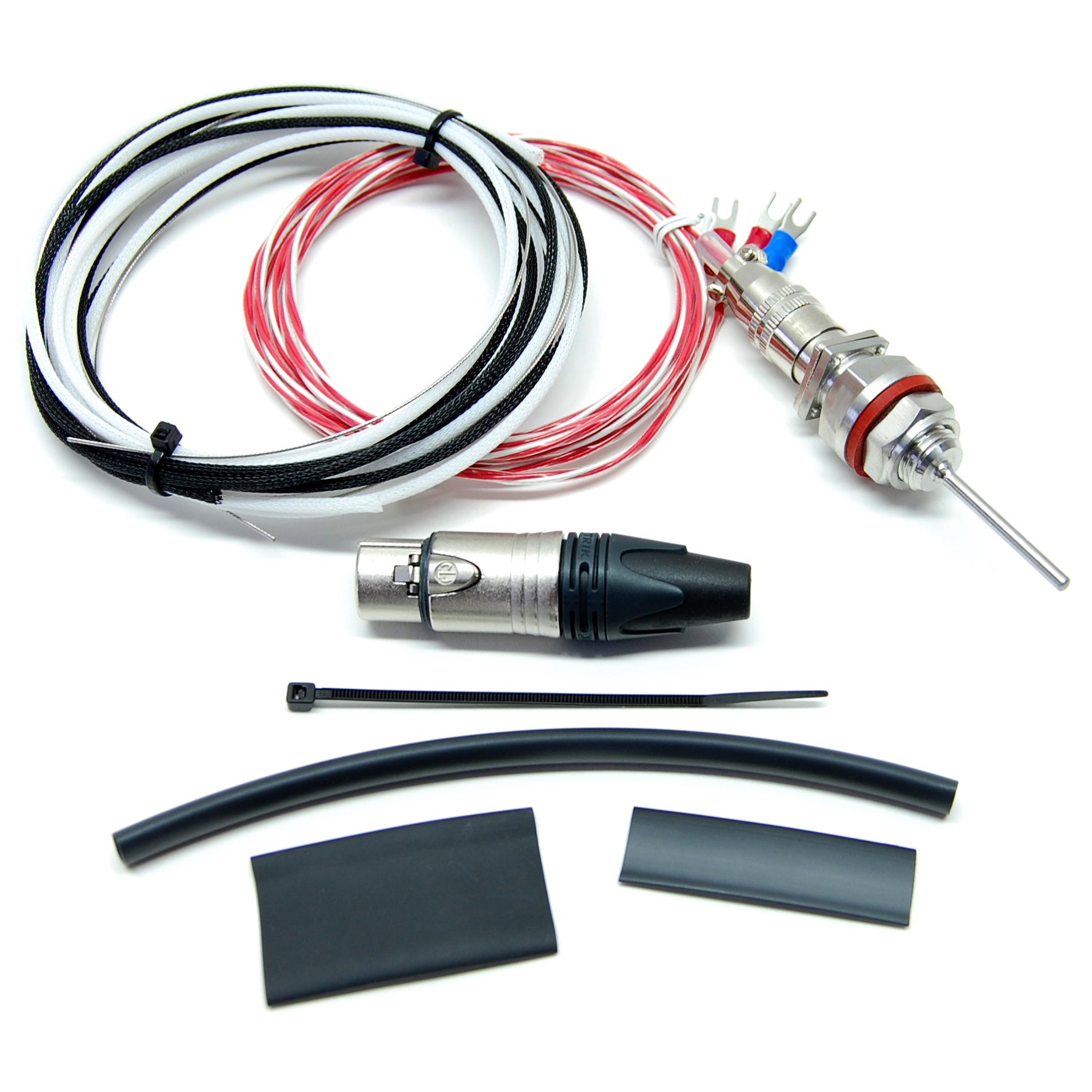Electric Brewery temperature probe, M14x1.5 Metric, 2" probe length (DIY Kit)