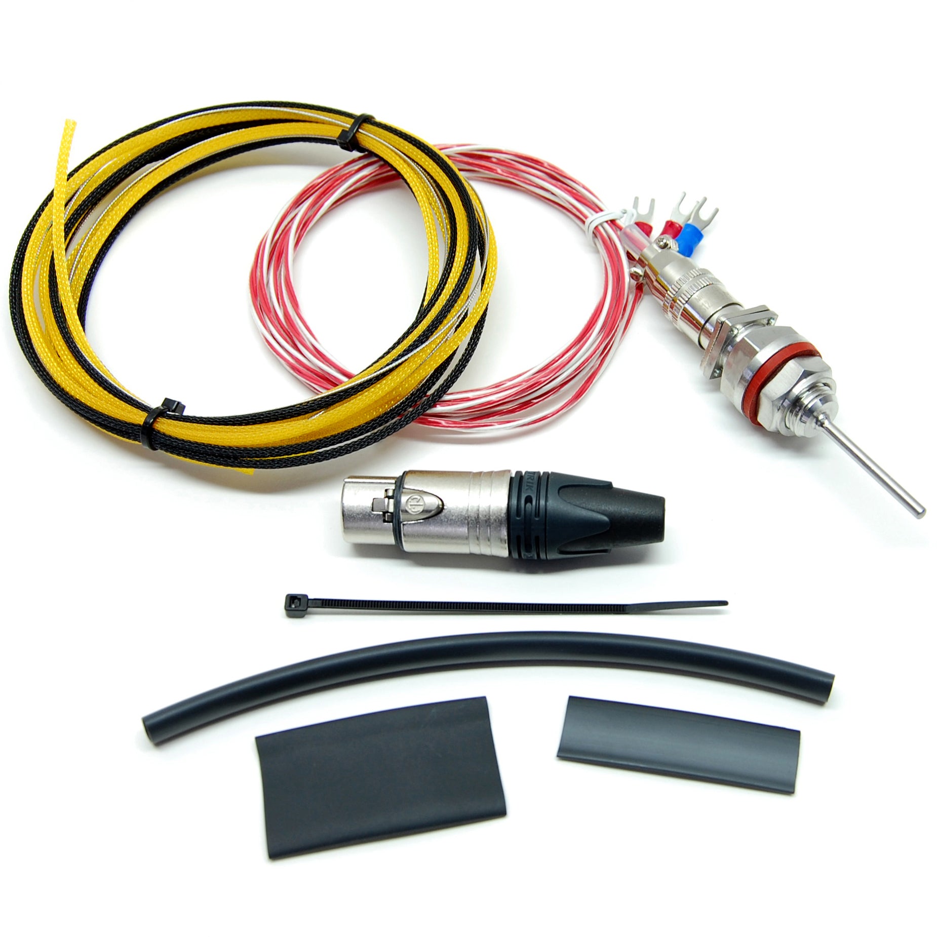 Electric Brewery temperature probe, M14x1.5 Metric, 2" probe length (DIY Kit)
