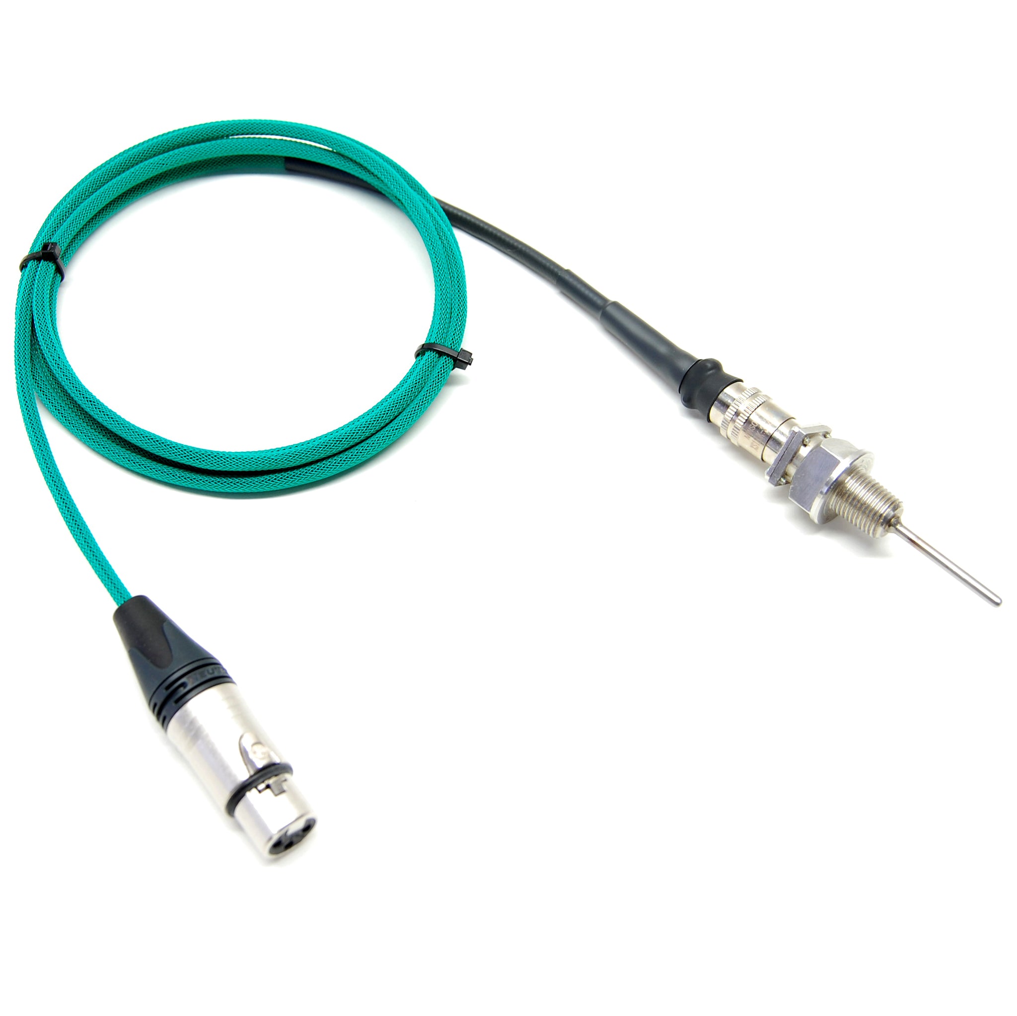 Electric Brewery temperature probe,1/4" NPT, 2" probe length (Pre-Assembled)