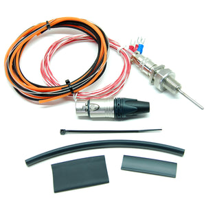 Electric Brewery temperature probe, 1/4" NPT, 2" probe length (DIY Kit)
