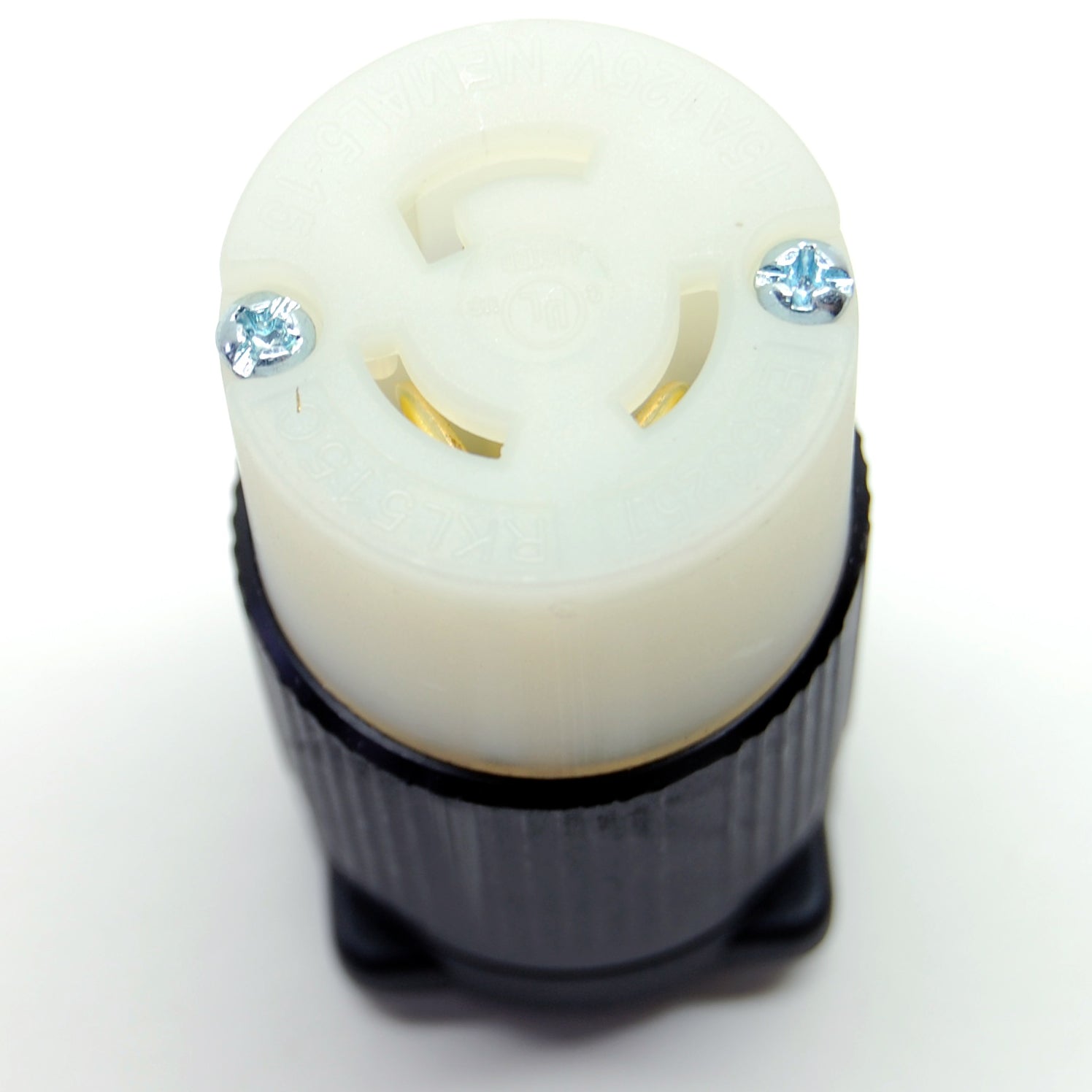 NEMA L5-15 (125VAC, 15A) twist lock electrical female connector