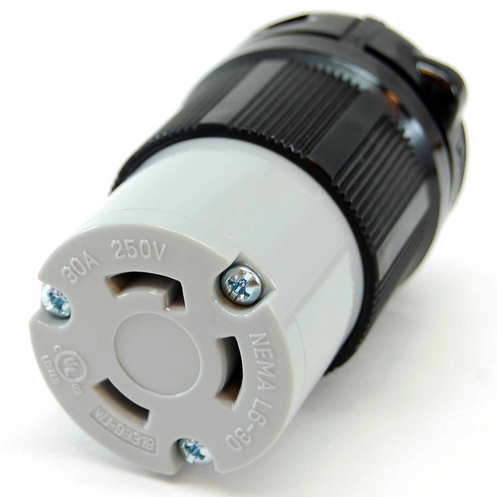 NEMA L6-30 (250VAC, 30A) twist lock electrical female connector