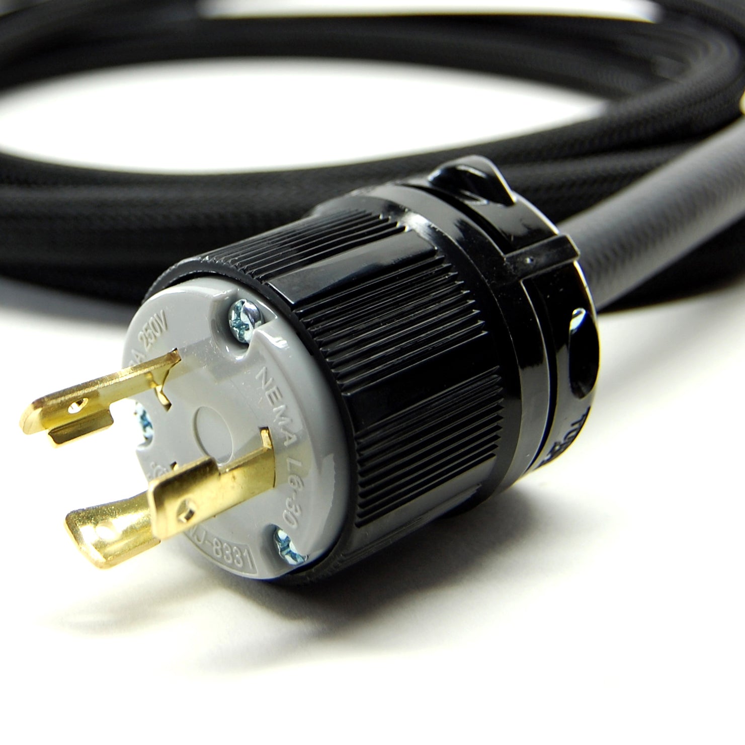 NEMA L6-30 (250VAC, 30A) twist lock electrical male plug