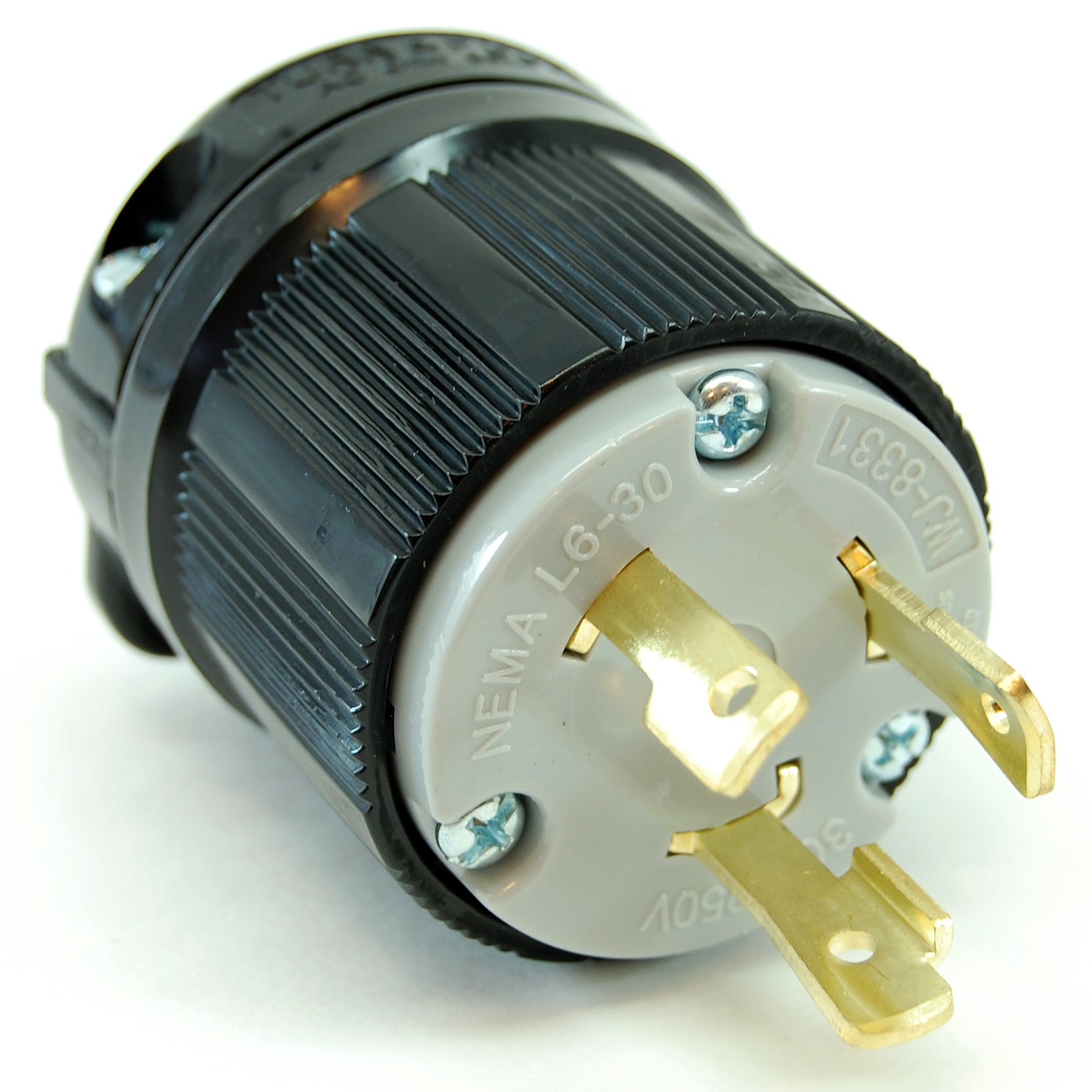 NEMA L6-30 (250VAC, 30A) twist lock electrical male plug