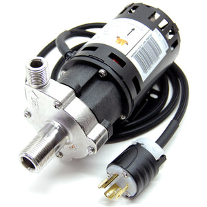 Chugger pump, stainless steel head, center inlet, 230V (CPSS-CI-2)