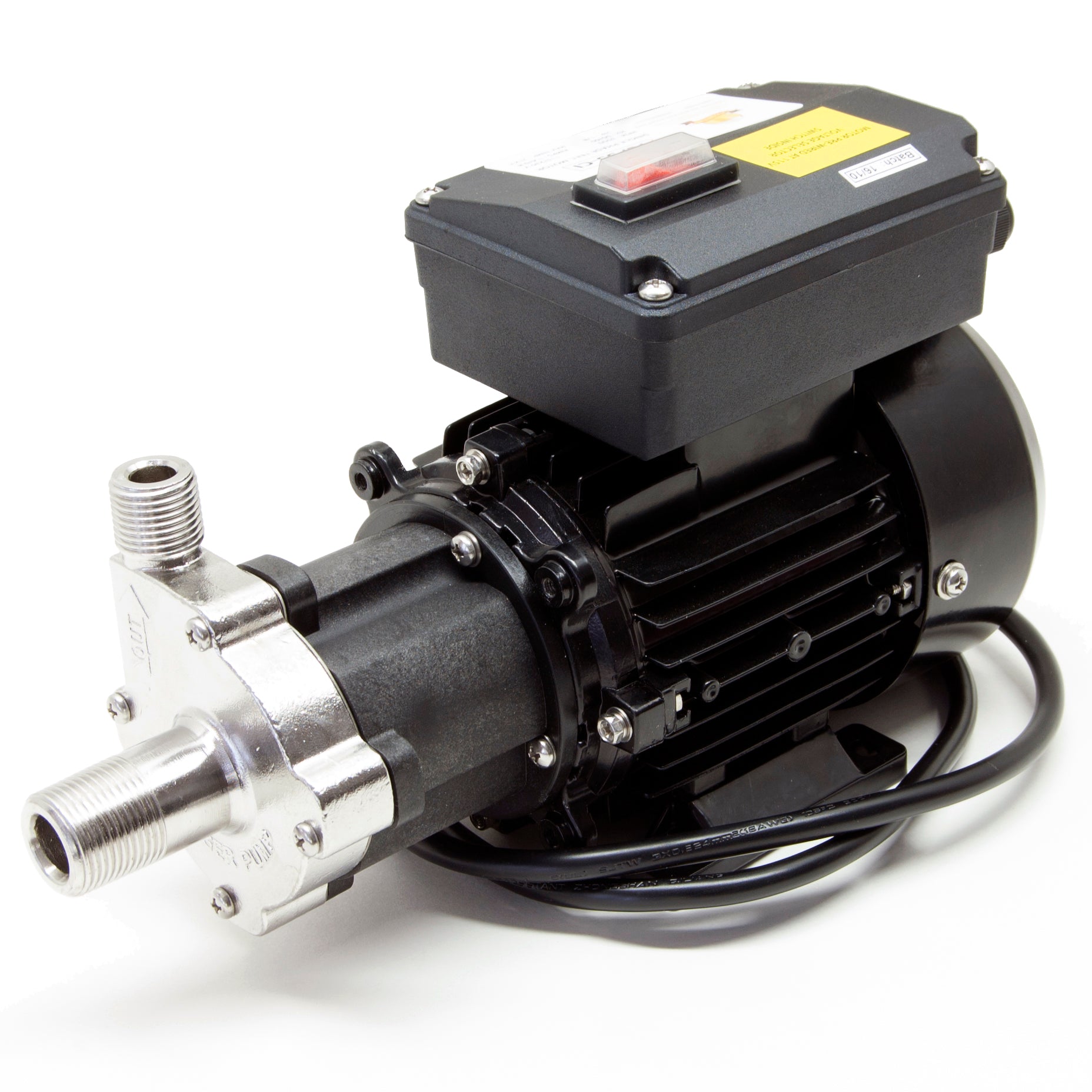 Chugger Mini Max TEFC pump, stainless steel head, center inlet, 115/230V (TCPSS-CI)