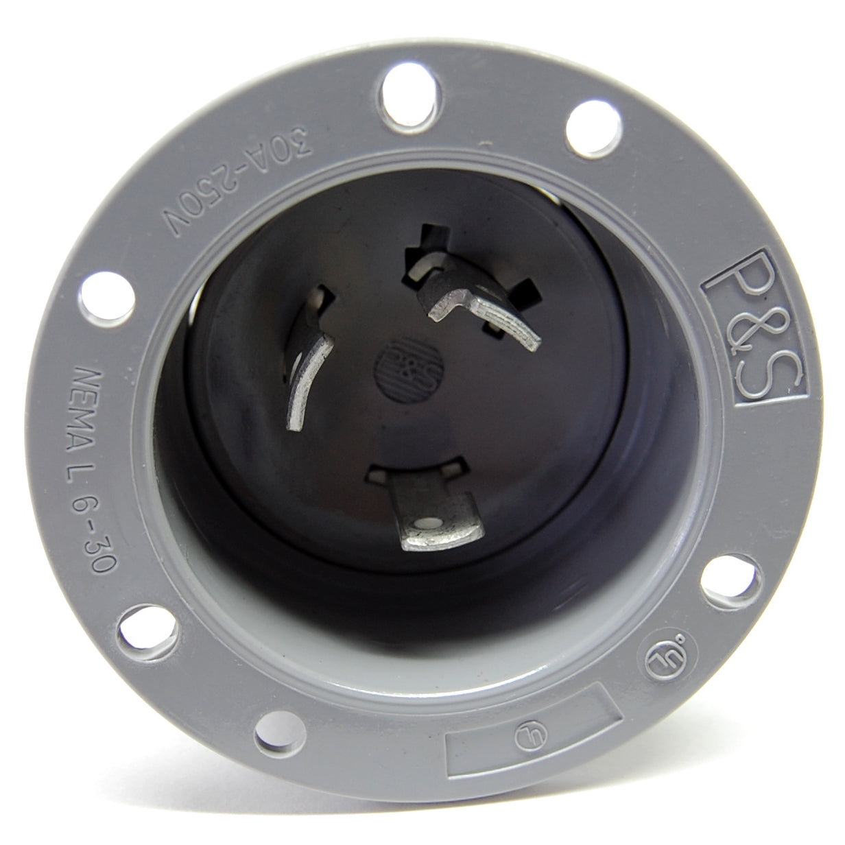 NEMA L6-30 (250VAC, 30A) twist lock electrical male receptacle