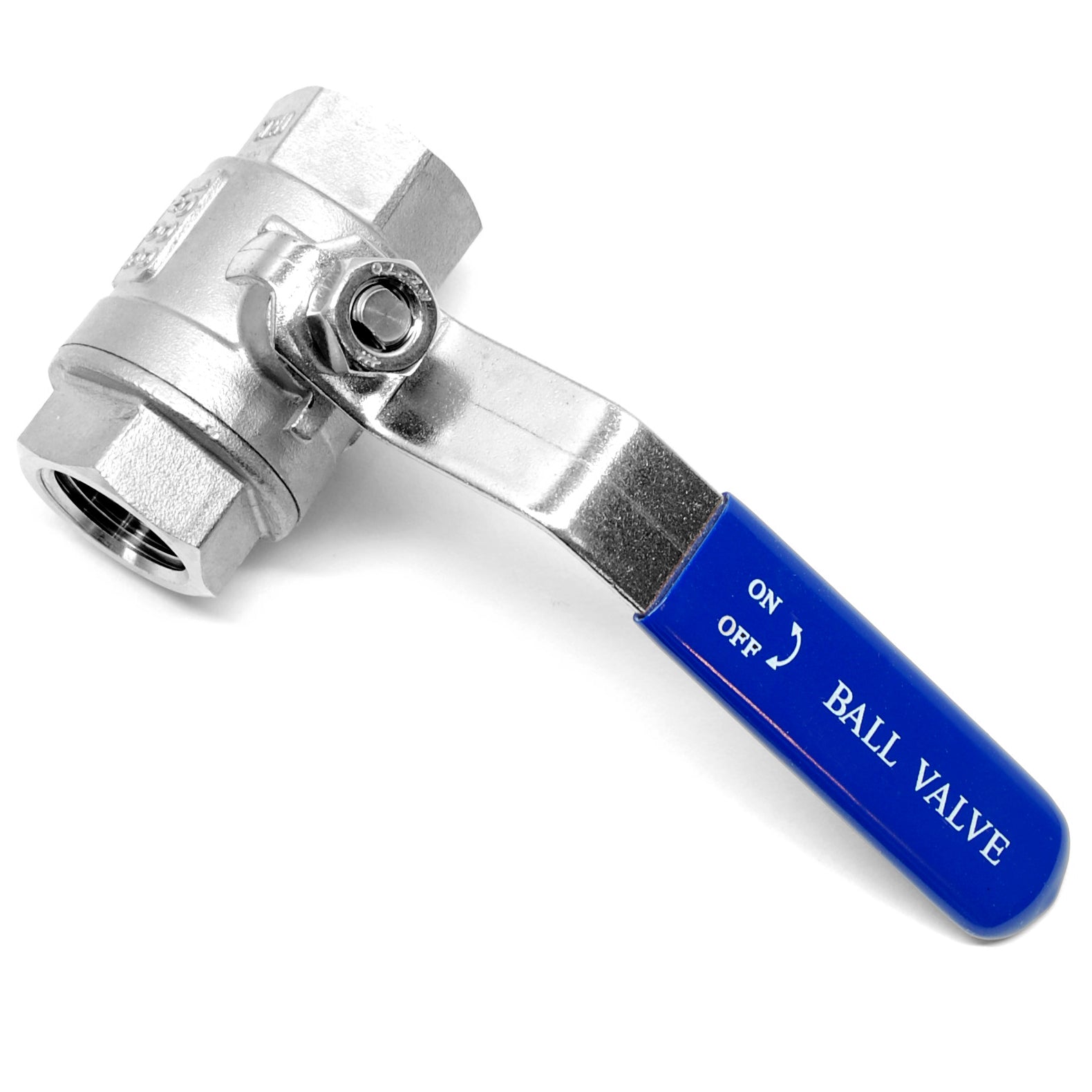 Stainless steel ball valve 1/2" NPT full port