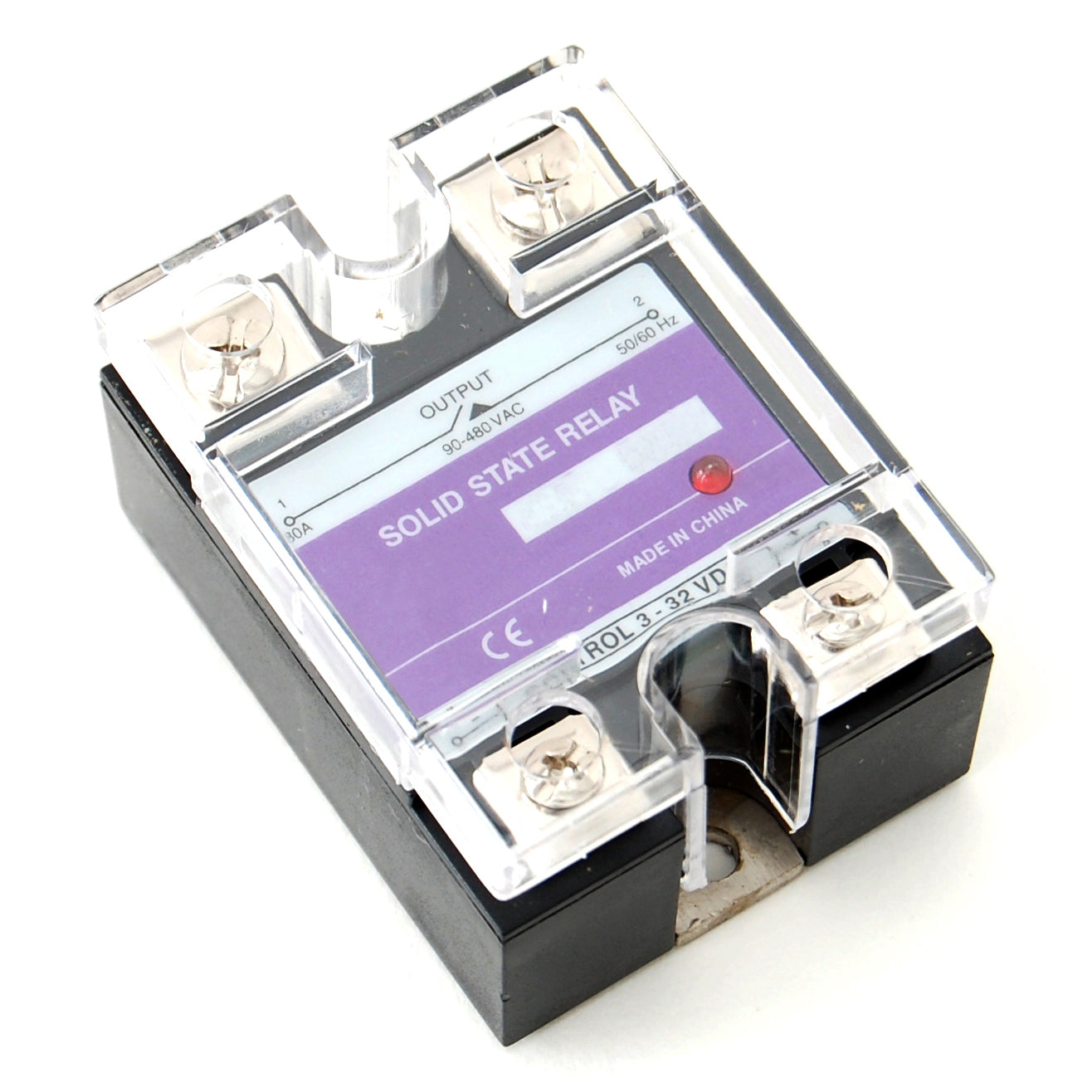 40 amp SSR, 12V DC input, 240V AC output