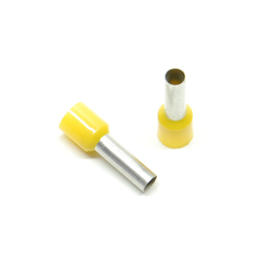 10 gauge wire ferrule, yellow (25 pack)