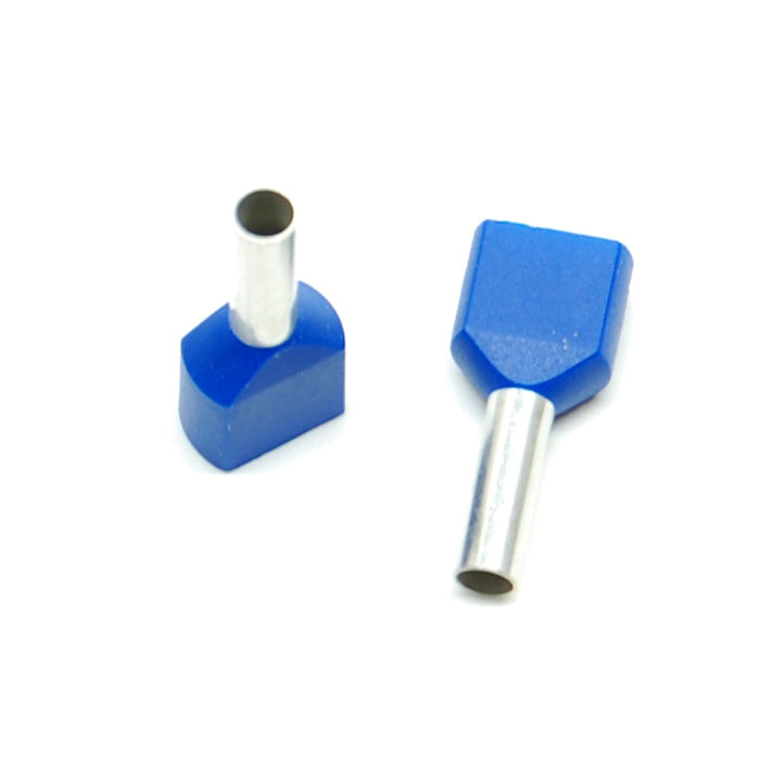 14 gauge x 2 wire ferrule, blue (25 pack)