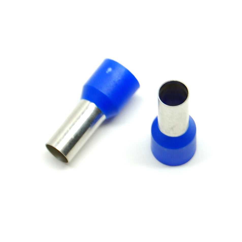 6 gauge wire ferrule, blue (10 pack)