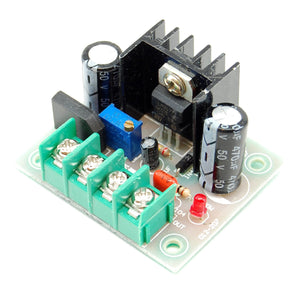 Adjustable DC power supply, 4-30V AC/DC input, 1.5-27V DC output
