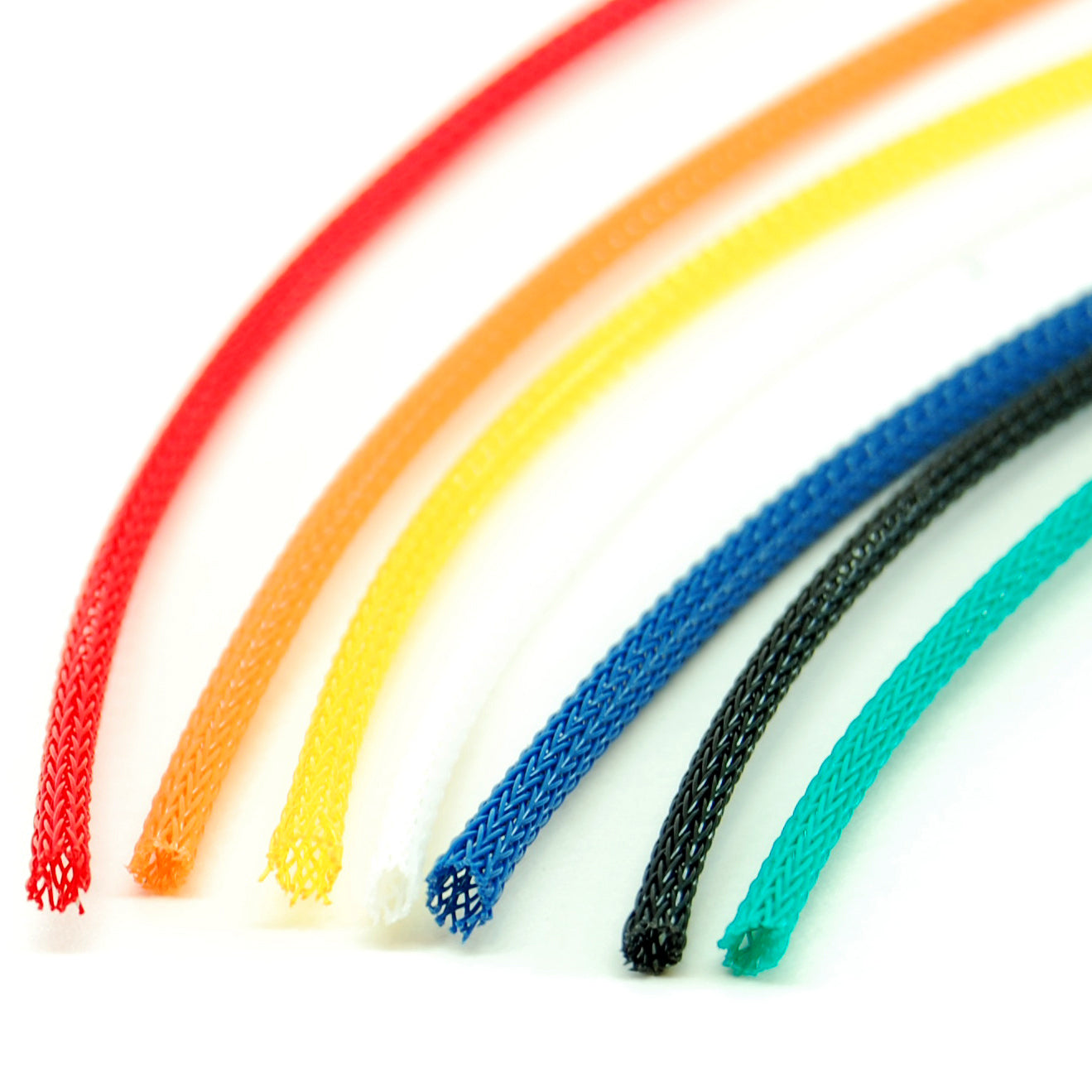 100 FT Expandable Braided Wire Loom – 1/8 Inch Diameter, Black & Red Sleeving, For Cable Management