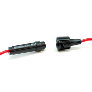 In-line fuse holder for 6.3x32mm fuses, 10A 250V