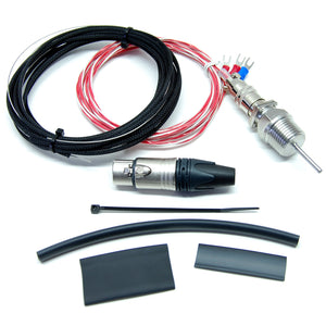 Electric Brewery temperature probe, 1/2" NPT, 1.5" probe length (DIY Kit)