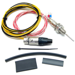 Electric Brewery temperature probe, 1/4" NPT, 2" probe length (DIY Kit)