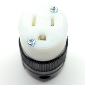NEMA 5-15 (125VAC, 15A) electrical female connector