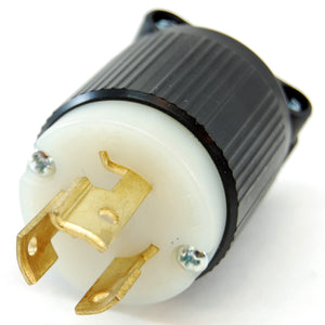 NEMA L6-15 (250VAC, 15A) twist lock electrical male plug