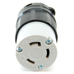 NEMA L6-30 (250VAC, 30A) twist lock electrical female connector