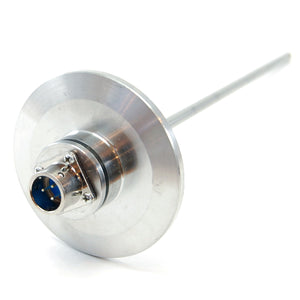 Temperature probe tip, 2" Tri-Clamp, 8"/200mm probe length