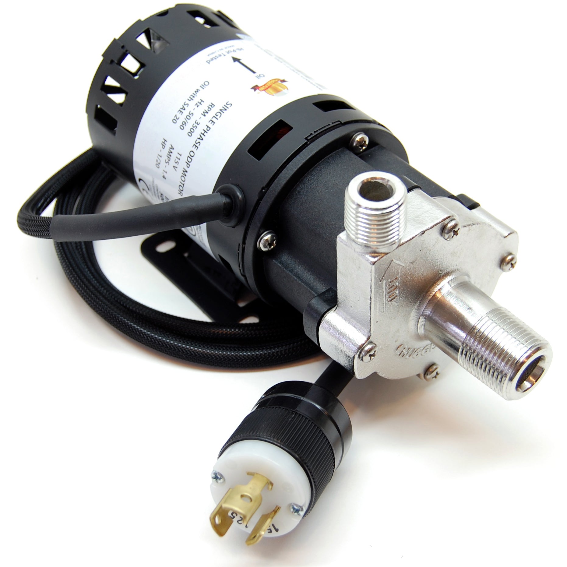 Chugger X-Dry (run dry protection) pump, stainless steel Chugger X-Dry (run dry protection) pump, stainless steel
