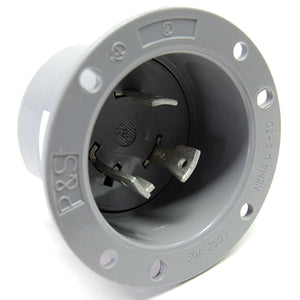 NEMA L6-30 (250VAC, 30A) twist lock electrical male receptacle