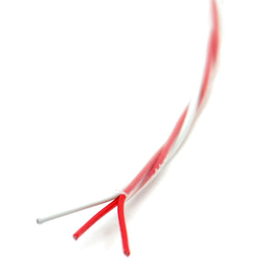 Temperature probe wire, bare, 3-conductor, Teflon™ coated (Sold by the foot)