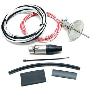 Electric Brewery temperature probe, 1.5" Tri-Clamp (DIY Kit)
